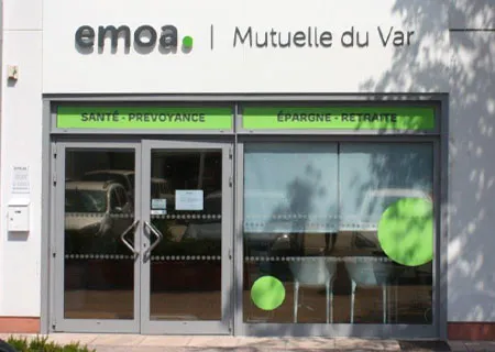 visuel agence EMOA Mutuelle du Var Brignoles