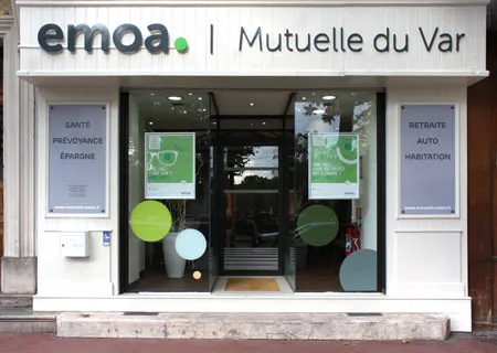 visuel agence EMOA Mutuelle Draguignan