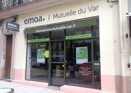 visuel agence EMOA Mutuelle du Var Hyères