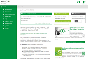espace adhérents EMOA Mutuelle